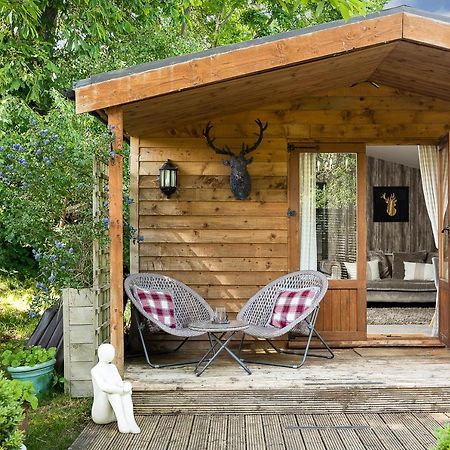 The Log Cabin With Private Hot Tub, Bath 빌라 외부 사진
